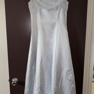 Elegant Light Blue Women's Dress